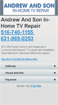 Mobile Screenshot of andrewandsontv.com